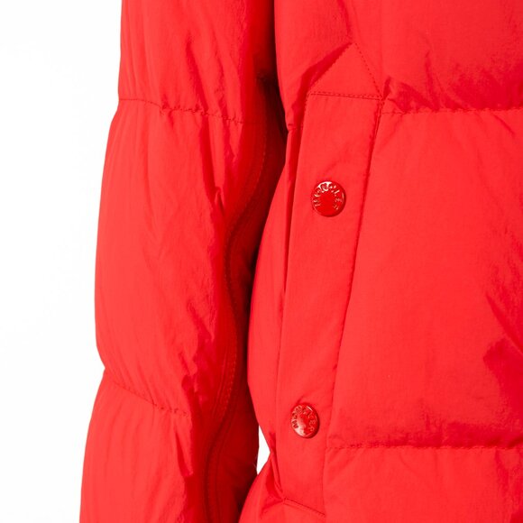 Moncler Etival Red Quilted Hooded Down Jacket - Picture 8 of 16
